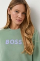 zielony BOSS bluza bawełniana