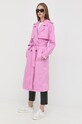 BOSS bluza bawełniana 50468357 50468357 różowy AA00