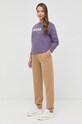 BOSS bluza bawełniana 50468357 50468357 fioletowy AA00