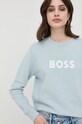BOSS bluza bawełniana 50468357 50468357 niebieski