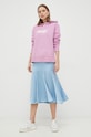 BOSS hanorac de bumbac 50468367 roz AW22