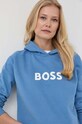 Бавовняна кофта BOSS блакитний 50468367