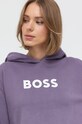 Хлопковая кофта BOSS фиолетовой 50468367