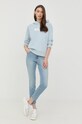 BOSS bluza bawełniana 50468367 50468367 niebieski AW22