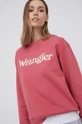 różowy Wrangler bluza bawełniana