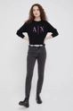 Armani Exchange sweter z domieszką wełny 6KYM2B.YME3Z czarny