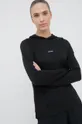 Icebreaker sportos pulóver Cool-lite fekete