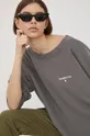 γκρί Βαμβακερή μπλούζα Femi Stories