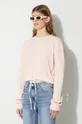 ροζ Βαμβακερή μπλούζα Ellesse