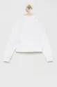Tommy Hilfiger - Παιδική βαμβακερή μπλούζα λευκό