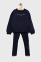 Tommy Hilfiger dres dziecięcy dzianina granatowy KG0KG06027.PPYY