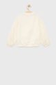 Tommy Hilfiger bluza bawełniana dziecięca kremowy