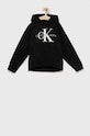 Calvin Klein Jeans bluza dziecięca IG0IG01334.PPYY nadruk czarny IG0IG01334.PPYY