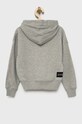 Detská bavlnená mikina Calvin Klein Jeans IG0IG01323.PPYY sivá SS22