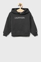 Calvin Klein Jeans Bluza bawełniana dziecięca IG0IG01323.PPYY nadruk szary IG0IG01323.PPYY