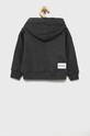 Детски памучен суичър Calvin Klein Jeans IG0IG01323.PPYY сив SS22
