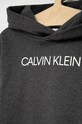 Момиче Детски памучен суичър Calvin Klein Jeans IG0IG01323.PPYY сив