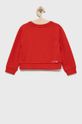 Calvin Klein Jeans bluza bawełniana dziecięca IG0IG01336.PPYY czerwony