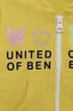 Detská bavlnená mikina United Colors of Benetton  Základná látka: 100% Bavlna Elastická manžeta: 95% Bavlna, 5% Elastan