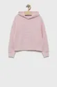 ροζ Calvin Klein Jeans - Παιδική μπλούζα Για κορίτσια