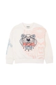 biały Kenzo Kids bluza bawełniana dziecięca Dziewczęcy