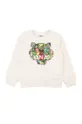 bela Kenzo Kids bombažni pulover za otroke Dekliški