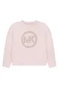 ροζ Παιδική βαμβακερή μπλούζα Michael Kors Για κορίτσια