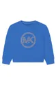 μπλε Παιδική βαμβακερή μπλούζα Michael Kors Για κορίτσια