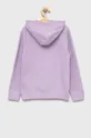 Guess Bluza bawełniana dziecięca fioletowy