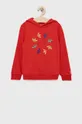 czerwony adidas Originals bluza dziecięca HE4778 Dziecięcy