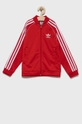 czerwony adidas Originals bluza dziecięca Dziecięcy