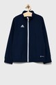 Detská mikina adidas Performance H57482 bez kapucne tmavomodrá H57482