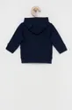 United Colors of Benetton - Παιδική βαμβακερή μπλούζα σκούρο μπλε