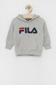 Fila bluza dziecięca z kapturem szary FAK0091