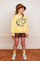 κίτρινο Παιδική βαμβακερή μπλούζα Mini Rodini Παιδικά