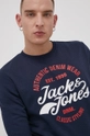 tmavomodrá Mikina Jack & Jones