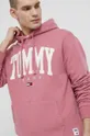 różowy Tommy Jeans Bluza DM0DM12543.PPYY