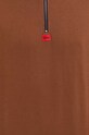 HUGO bluza bawełniana 50470121 brązowy
