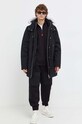 HUGO hanorac de bumbac 50470121 negru AW23