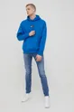 Tommy Jeans - Βαμβακερή μπλούζα μπλε