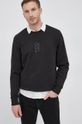 Calvin Klein - Bluza bawełniana czarny