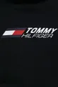 čierna Bavlnená mikina Tommy Hilfiger