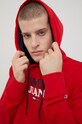 Bavlnená mikina Tommy Jeans červená DM0DM12941.PPYY