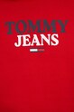 Bavlnená mikina Tommy Jeans DM0DM12941.PPYY červená
