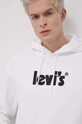 Levi's Bluza bawełniana biały 38479.0078