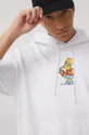 λευκό Βαμβακερή μπλούζα Levi's X Simpson