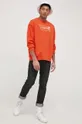 Levi's bombažni pulover oranžna