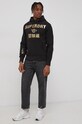 Superdry Bluza bawełniana M2011742A.02A czarny SS22