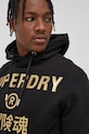 Superdry Bluza bawełniana czarny M2011742A.02A