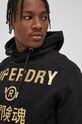 Superdry Bluza bawełniana czarny M2011742A.02A